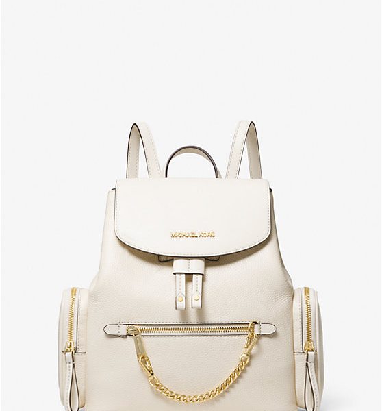 Michael Kors Jet Set Medium Pebbled Leather Backpack