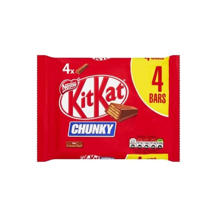 KitKat Chunky Milk Multipack 4pc 128g