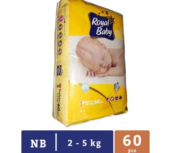 Royal Baby Diapers NEW BORN 60 pcs