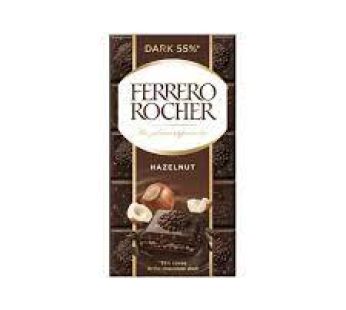 Ferrero Rocher Dark Hazelnut Chocolate 90g