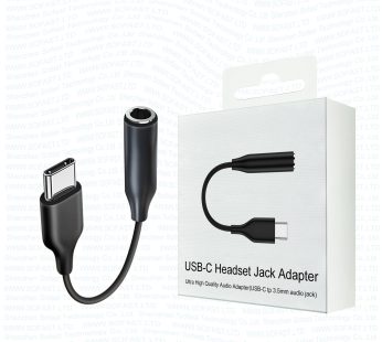 USB Type C to Headphone Jack Adapter 3.5mm