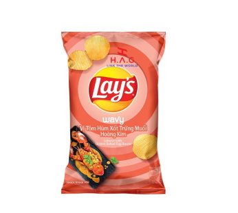 Lays Wavy Lobster With Golden Salted Egg Sauce 56g
