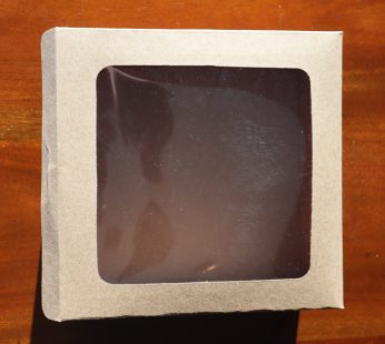 15x15x4″ Black With Window Gift Box (350gsm)