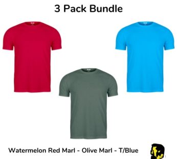 Moffi Tshirt Unisex 3 Pack Set