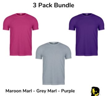 Moffi Tshirt Unisex 3 Pack Set