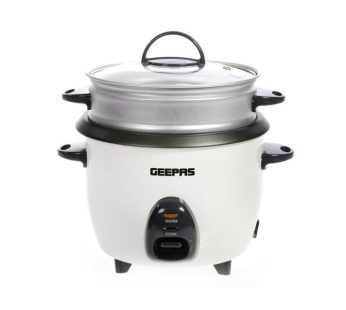 Geepas 1L Rice Cooker with Steamer 400W  GRC4325