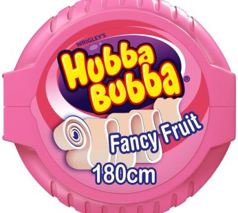 Hubba Bubba Fancy Fruit Bubble Gum Tape 56g