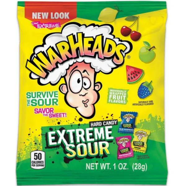 Warheads Super Sour Hard Candy 28g