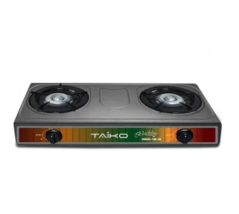 TAIKO GAS COOKER BLACKLINE 2BURNER	TBL203