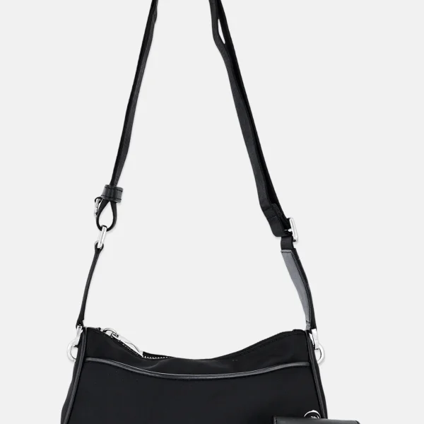 Michael Kors - Women Brand Logo Cross Body Bag With Airpods Pouch Case, Black