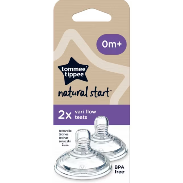 Tommee Tippee - Closer to Nature Vari Flow Teat, Pack of 2