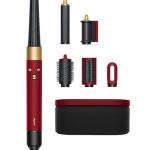 Dyson HS08 Smart Airwrap i.d. Multi-Styler and Dryer Straight+Wavy (Red Velvet Gold) - International Version