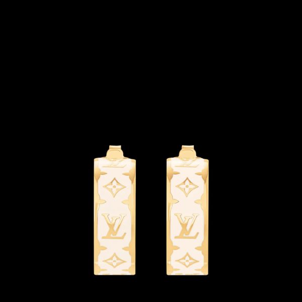 LV Nanogram Enamel Earrings