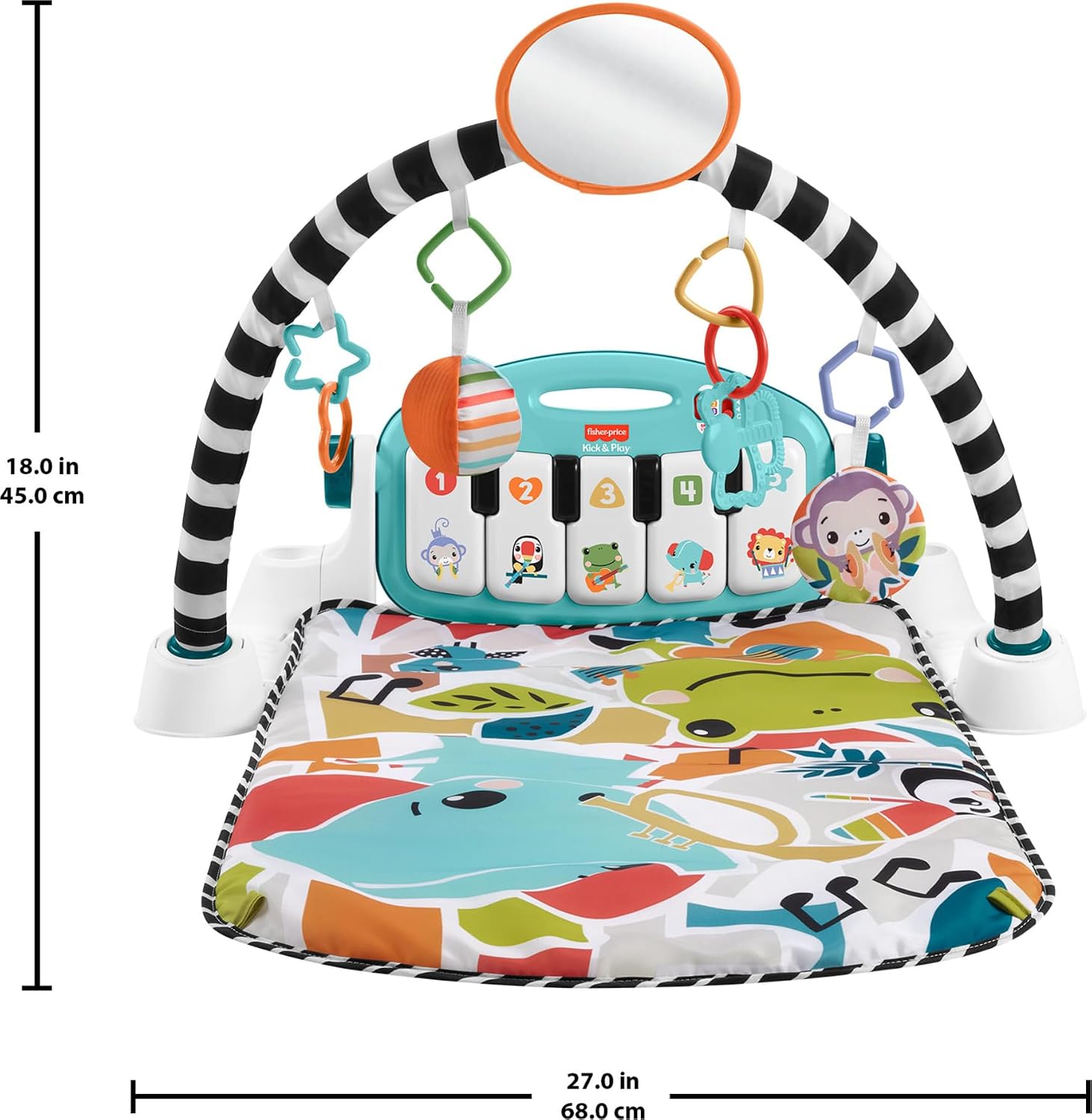 71NIx4YHJyL._AC_SL1500_ Glow & Grow™ Kick & Play® Piano Gym Blue - Image 1