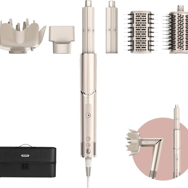 Shark FlexStyle 5-in-1 Hair Styler & Hair Dryer with Auto-Wrap Curlers, Paddle Brush, Oval Brush, Concentrator, Diffuser and Storage Case, No Heat - Pre Order