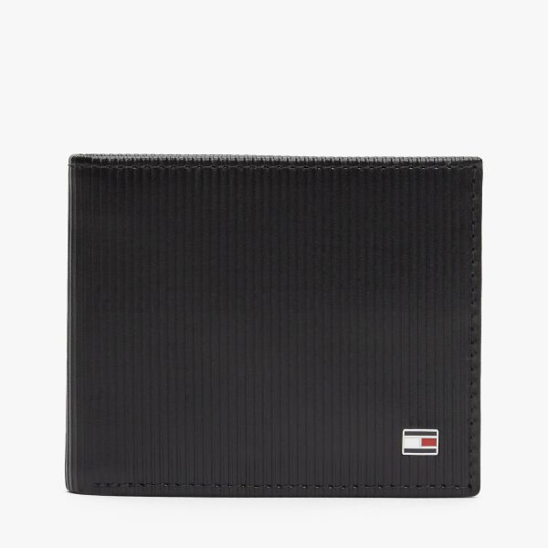 TOMMY HILFIGER Flag Bifold Leather Credit Card Wallet - Pre Order