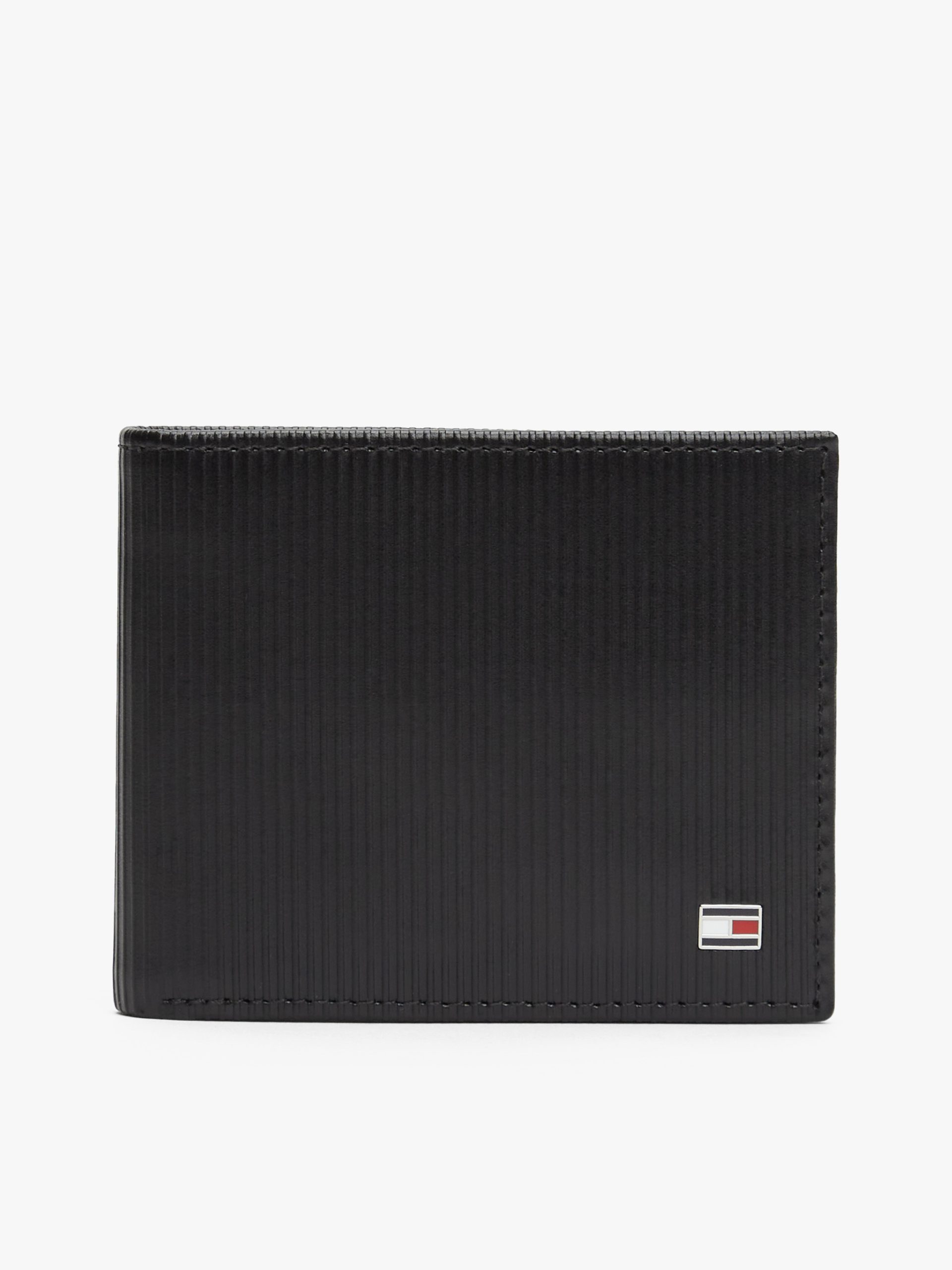 am0am13958_bds_main TOMMY HILFIGER Flag Bifold Leather Credit Card Wallet - Pre Order - Image 1