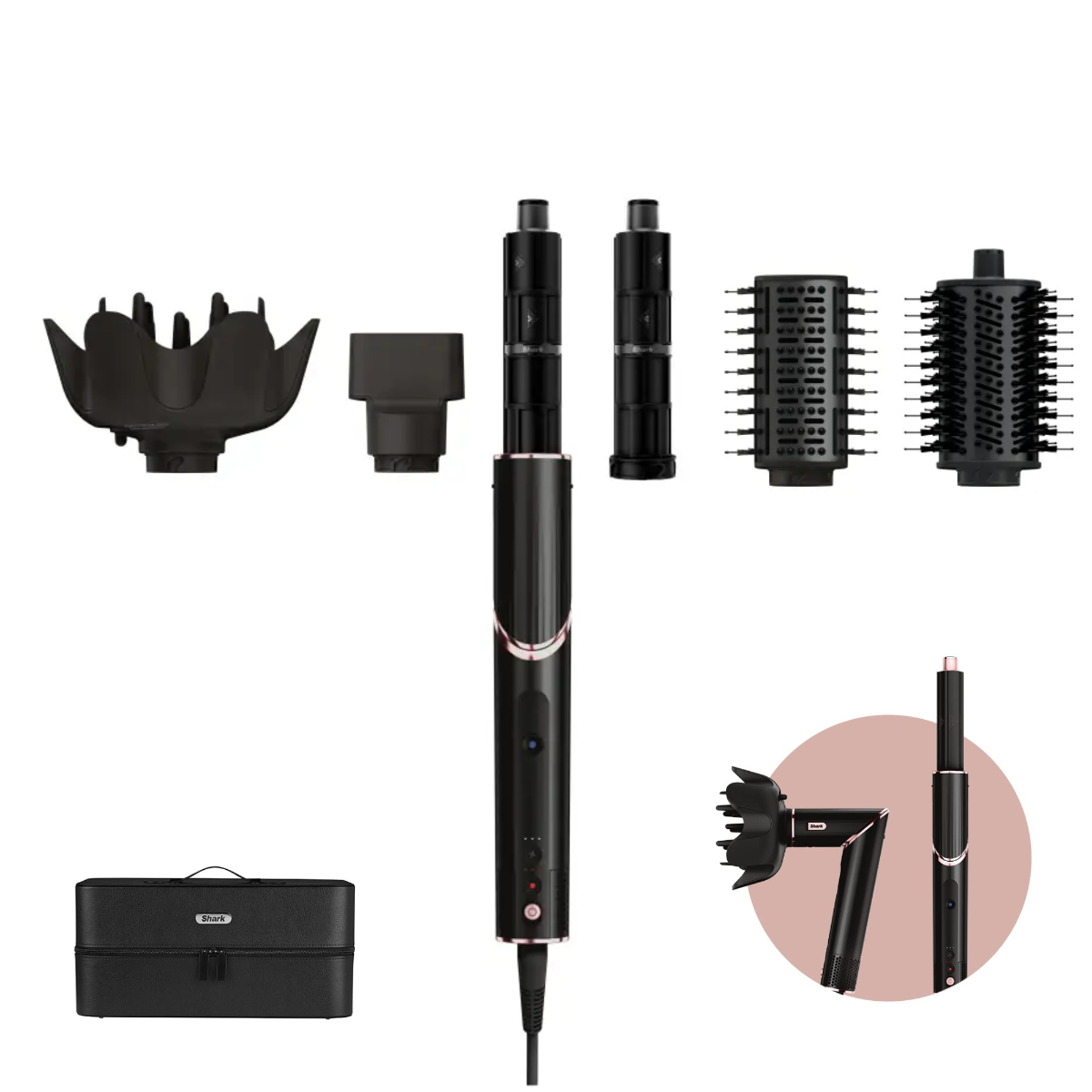 hd440me Shark FlexStyle Air Styling & Drying System, Black - Pre Order - Image 1